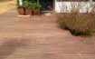 Weathered effect finish to new deck